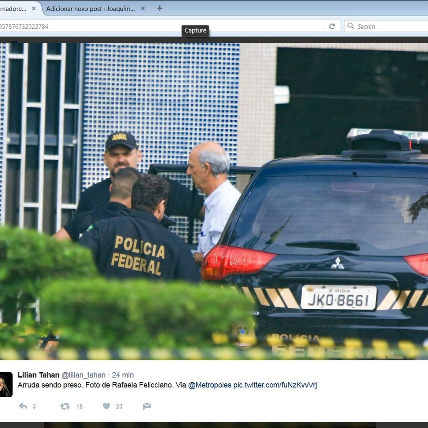 Requião, indignado, critica ação do Sena