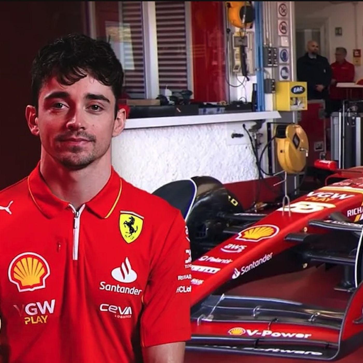 FERRARI SF-24 2024 - CHARLES LECLERC RACCONTA LA NUOVA FERRARI SF-24 episode artwork