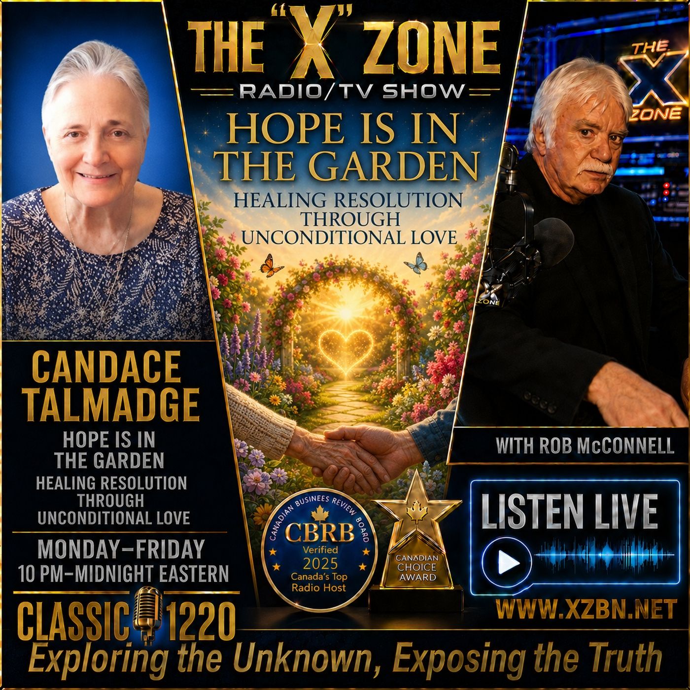 Rob McConnell Interviews - CANDACE TALMADGE - Hope is in the Garden-Healing Resolution Through Unconditional Love episode artwork