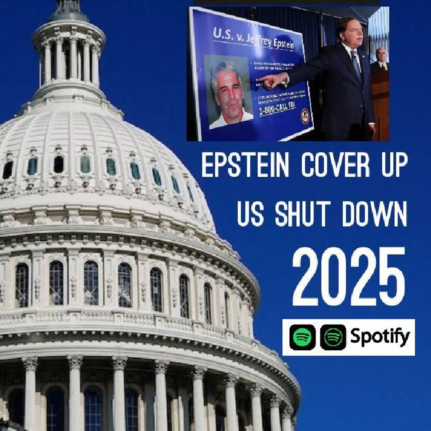 Epstein Cover Up US Shut Down episode artwork