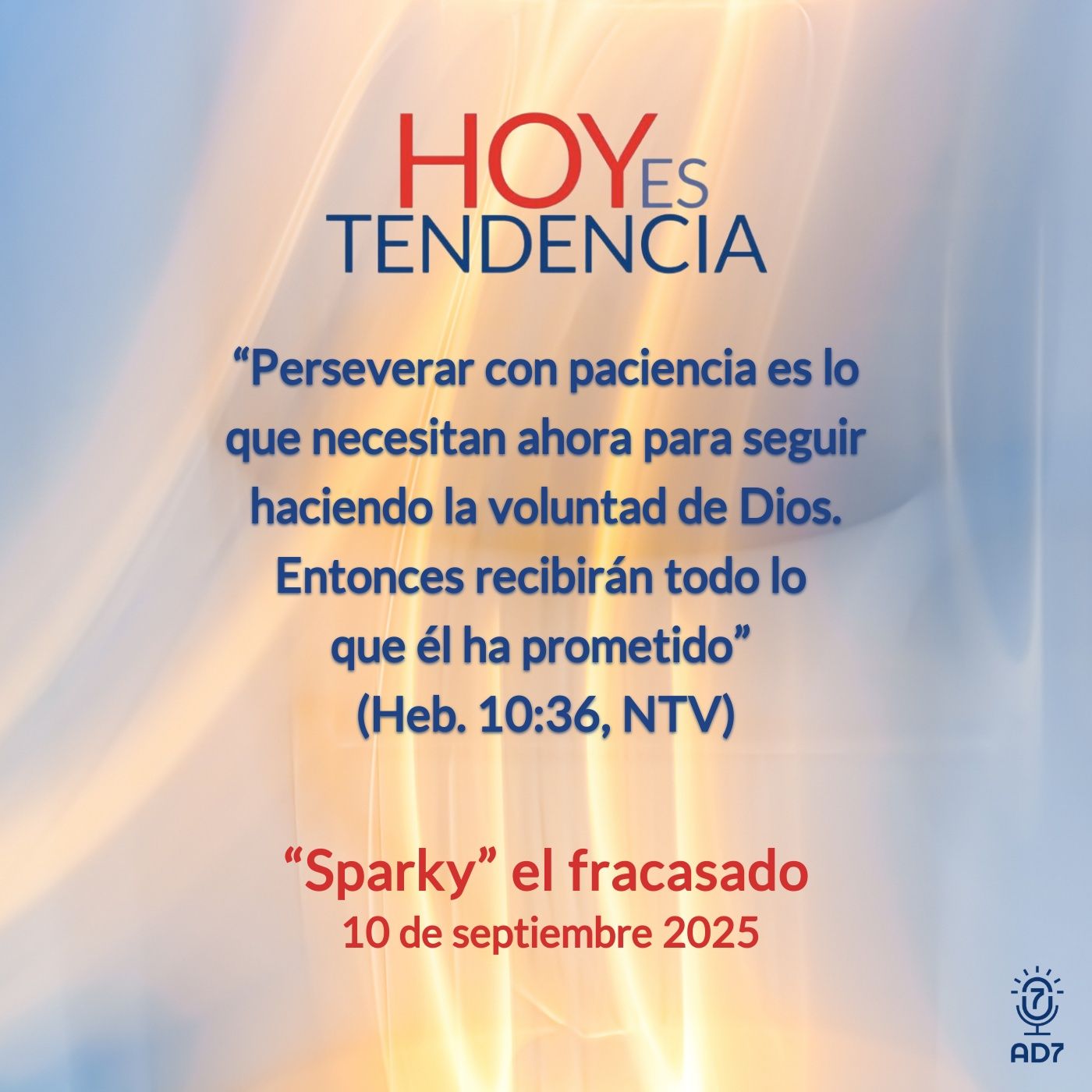 “Sparky” el fracasado ~ Devocional de Jóvenes ~ 10 de septiembre 2025