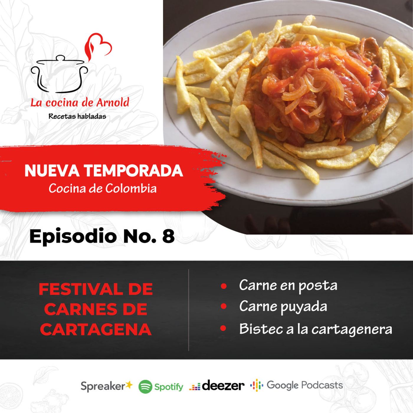 La cocina de Arnold, recetas habladas