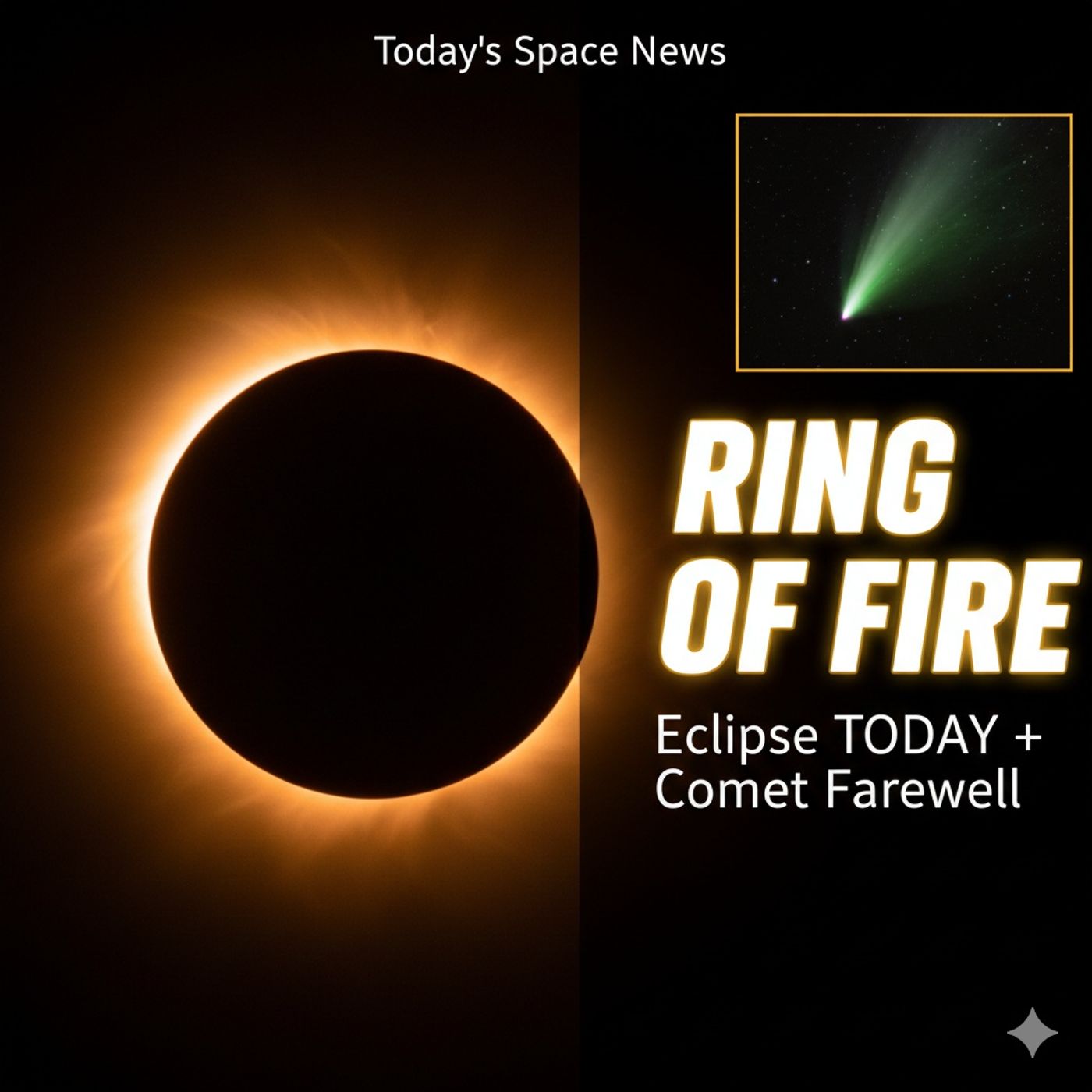 Ring of Fire, Farewell Comet, and the Smell of Rotten Eggs in Space