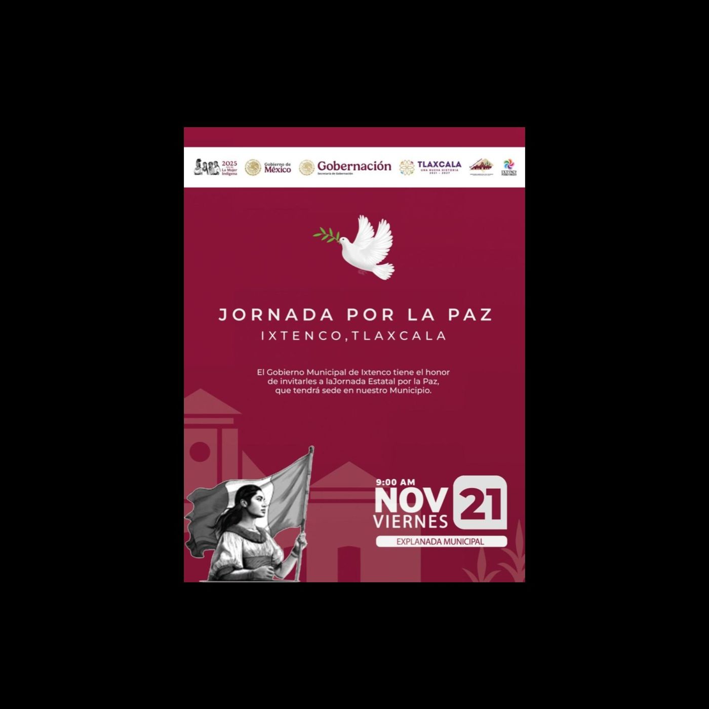 CONCENTRA IXTENCO 18 DEPENDENCIAS EN JORNADA DE PAZ 🕊️📣🧩