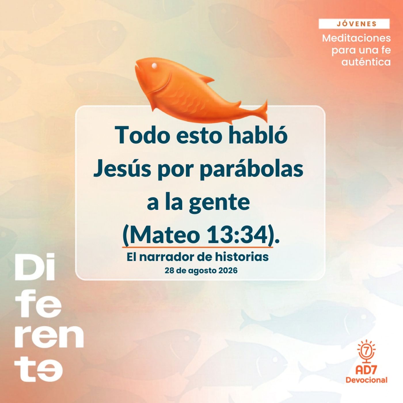 El narrador de historias ~ Devocional de Jóvenes ~ 28 de agosto 2026 episode artwork