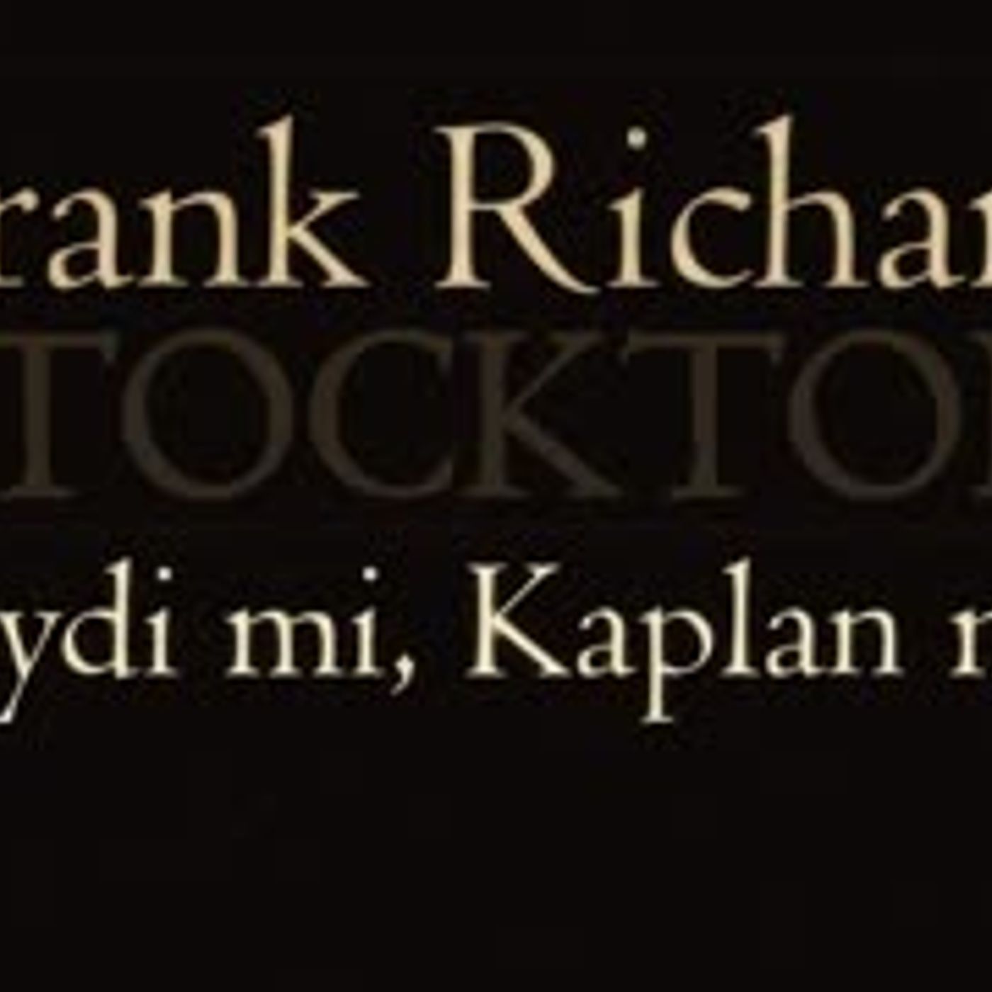Leydi mi, Kaplan mı  Frank R.STOCKTON sesli öykü