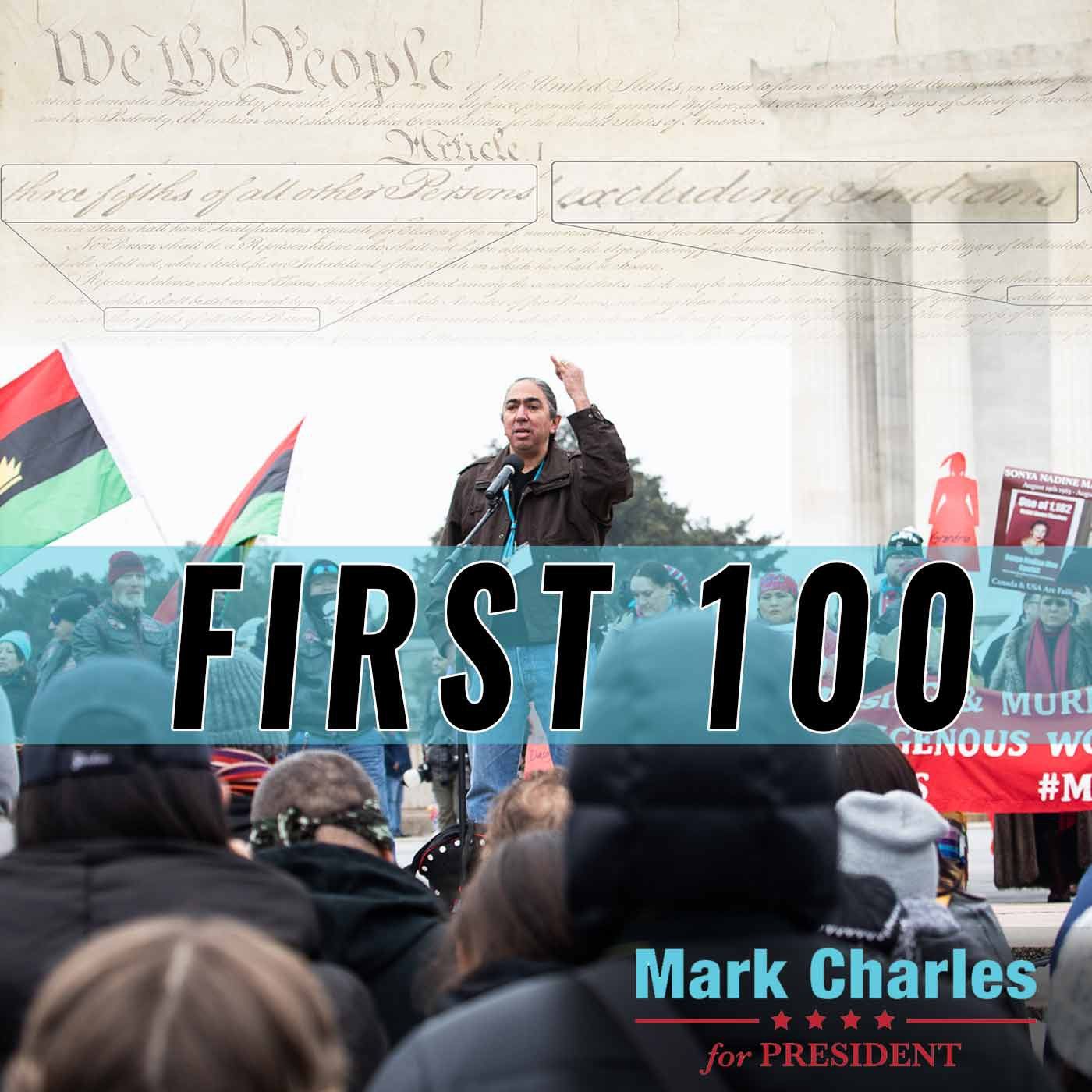 BONUS EPISODE: "Mark Charles 100 Day Plan" - podcast episode cover