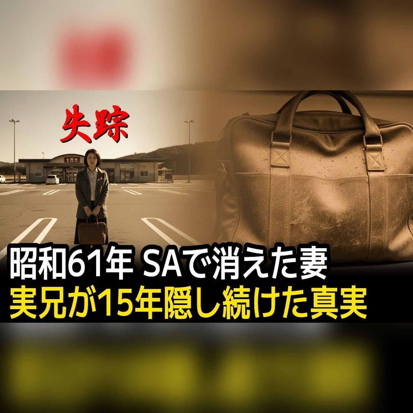 高速バスの休憩中に妻が忽然と消えた…15年後、遺失物センターに届いた鞄が暴いた、家族さえ最後まで疑わなかった恐るべき失踪の真相