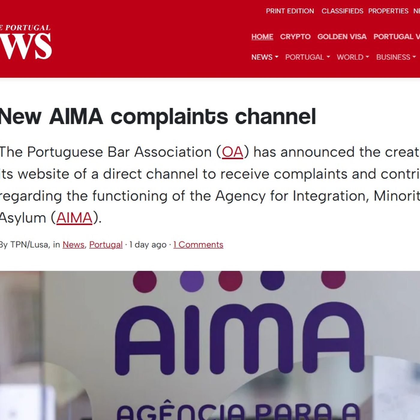 Learn More About The NEW 'AIMA Complaints Channel' - Aiming to Improve Services! Learn More About The NEW 'AIMA Complaints Channel' - Aiming to Improve Services!