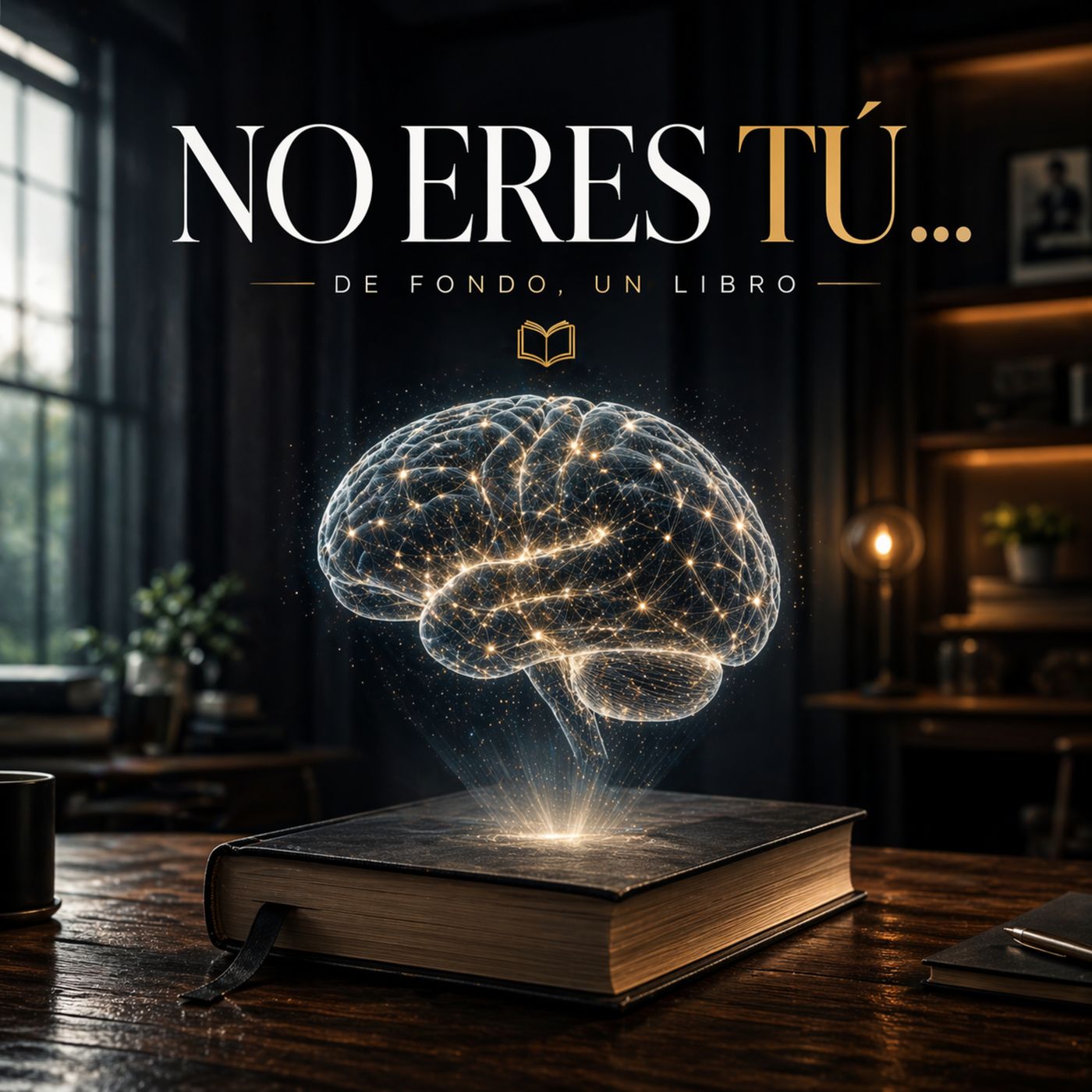 De fondo un libro