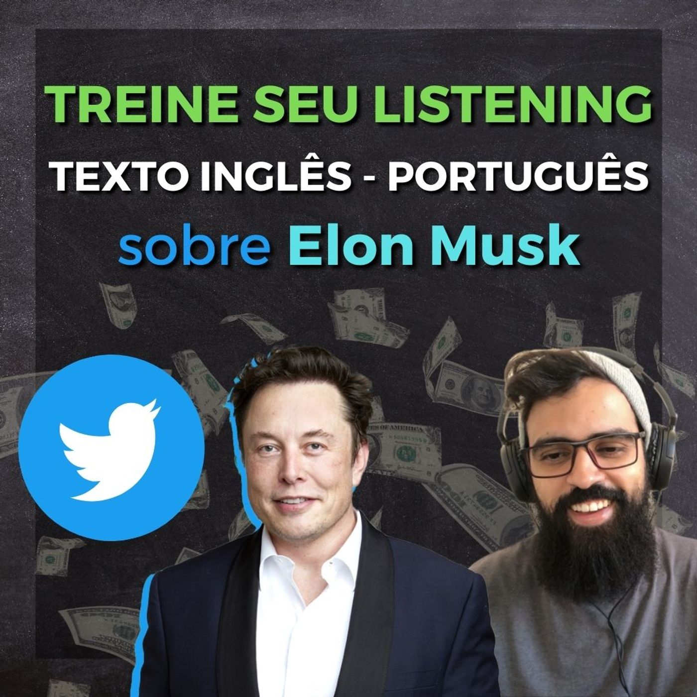 Li um texto em inglês sobre o ELON MUSK e o TWITTER episode artwork