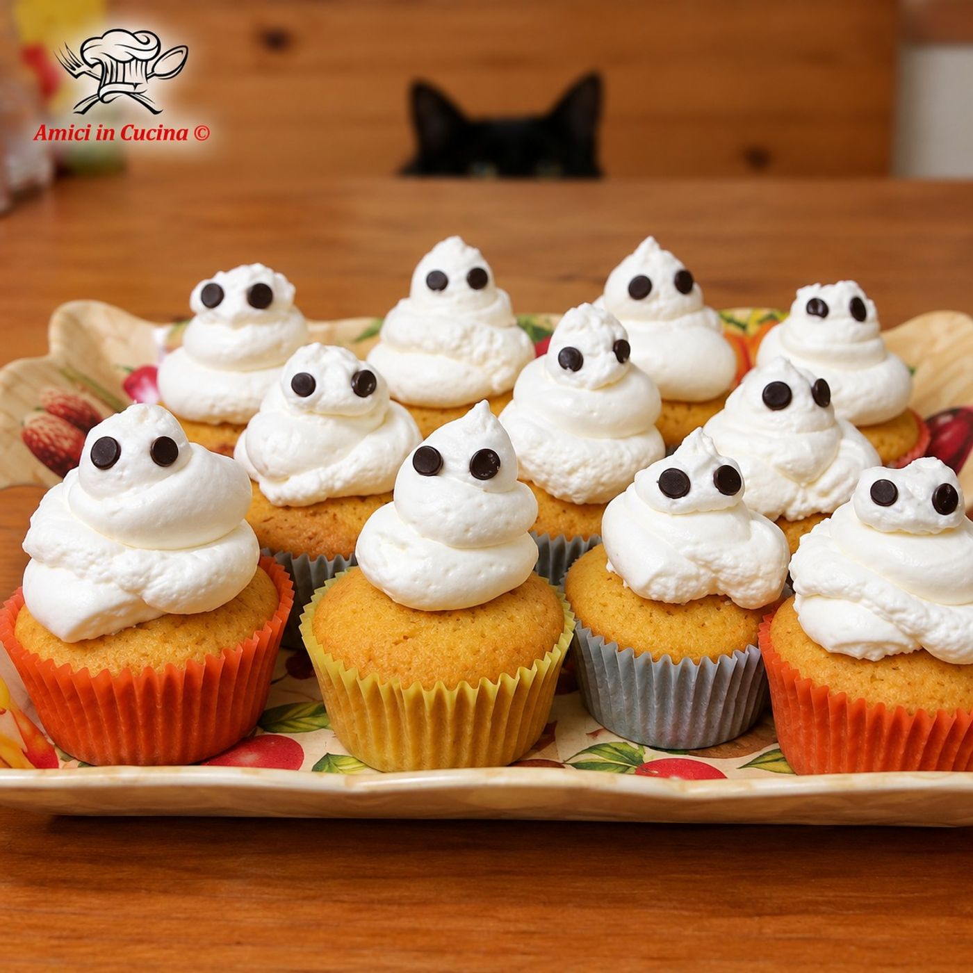 Fantasmini di Halloween: i cupcake alla zucca che fanno impazzire i bambini