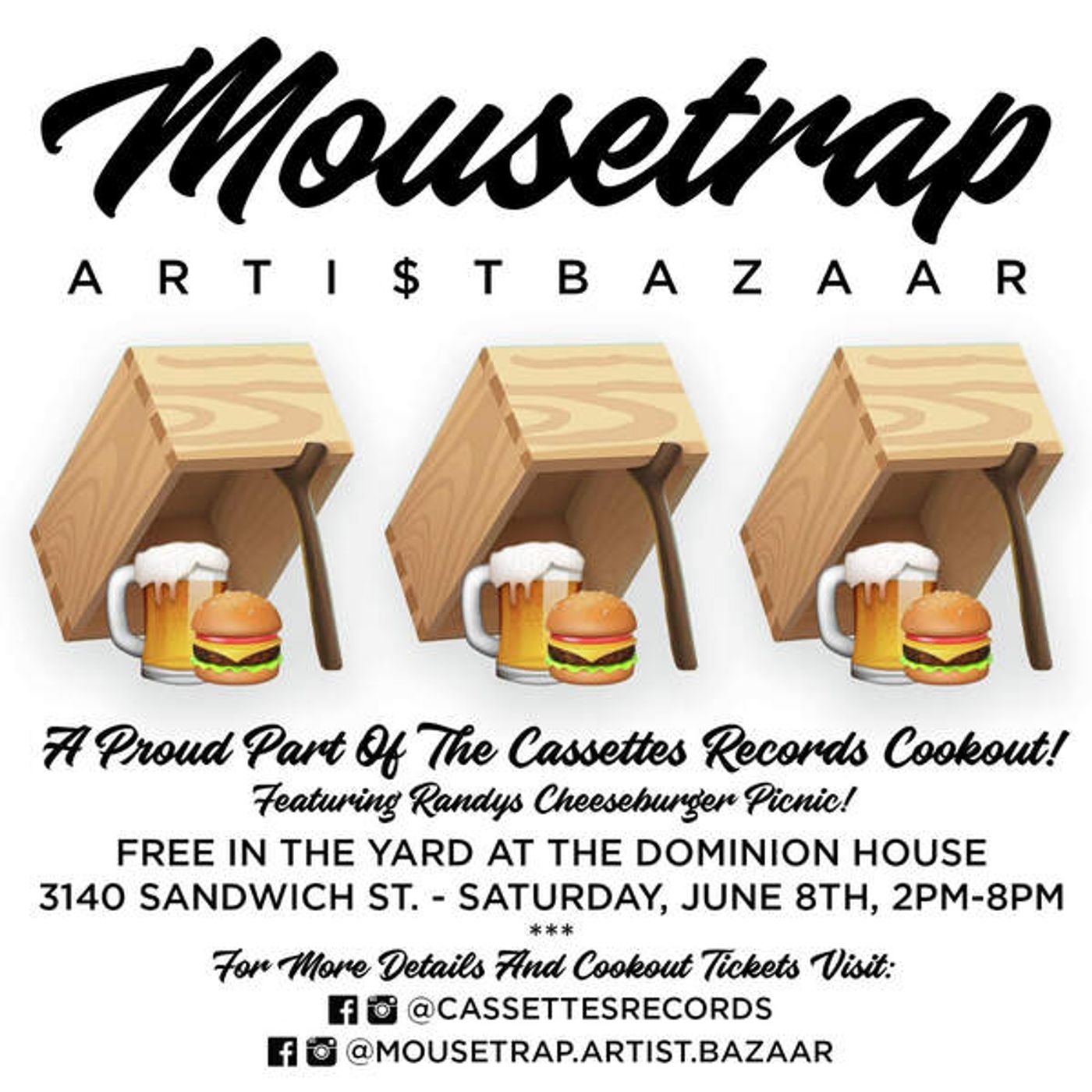 Mousetrap pop-up artist bazaar episode artwork