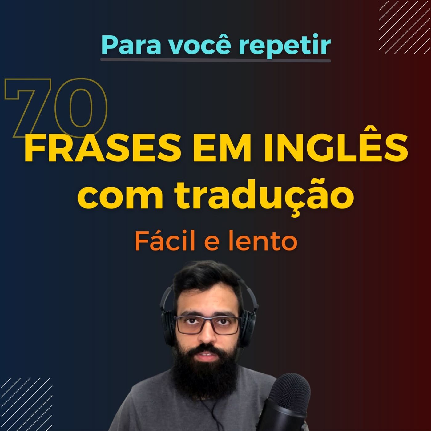 70 FRASES EM INGLÊS (Fácil e Lento Para Repetir)