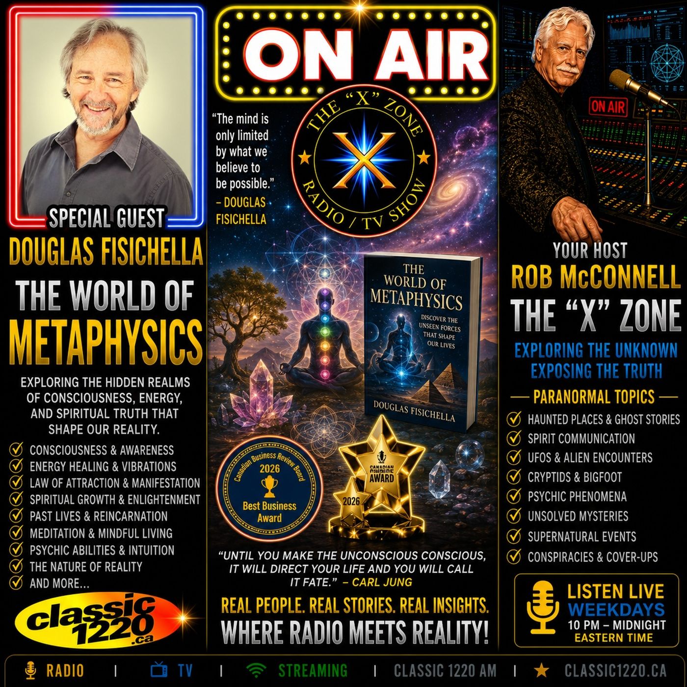 Rob McConnell Interviews - DOUGLAS FISICHELLA - The World of Metaphysics episode artwork