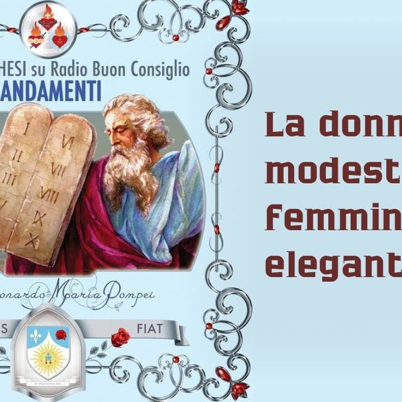 La donna modesta femminile ed elegante
