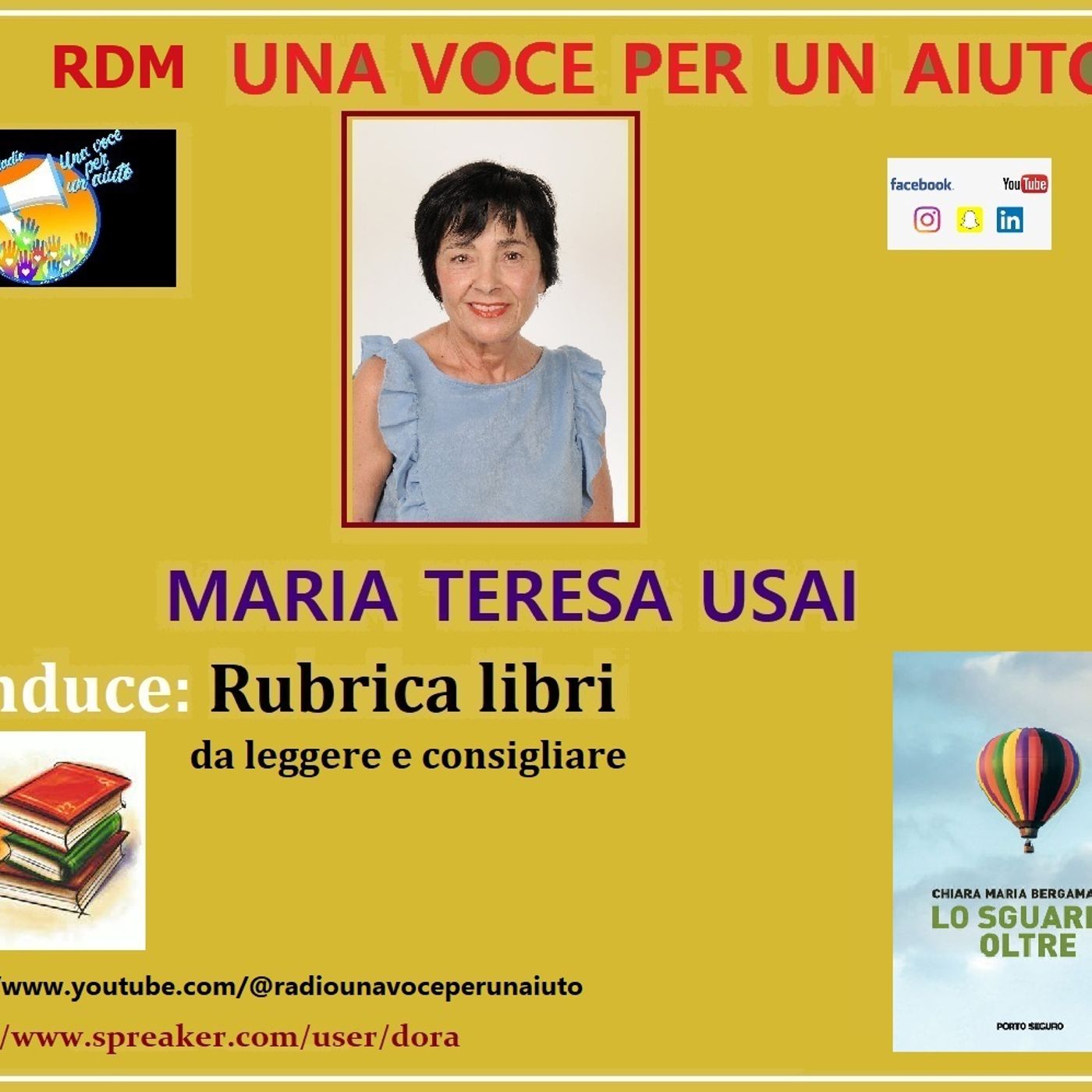 RUBRICA LIBRI: Lo sguardo oltre di Chiara Maria Bergamaschi episode artwork