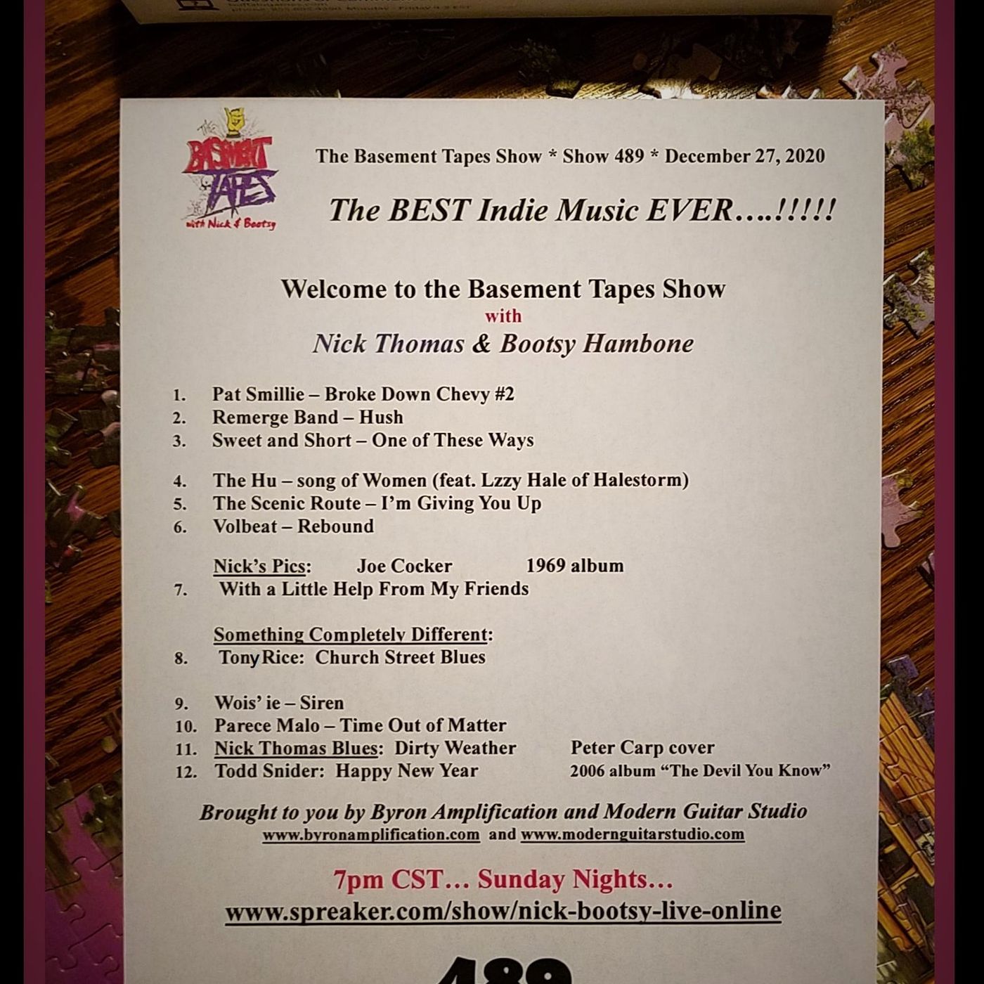 The Basement Tapes with Nick & Bootsy