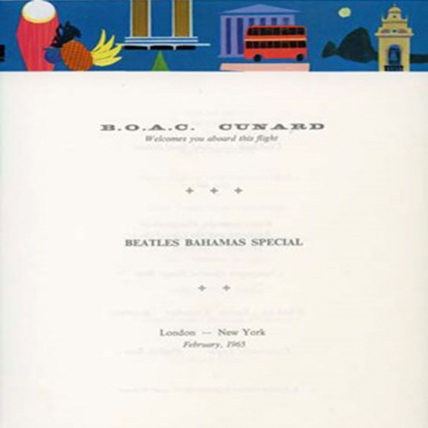 El Club de los Beatles: Menú del vuelo de Londres a las Bahamas episode artwork