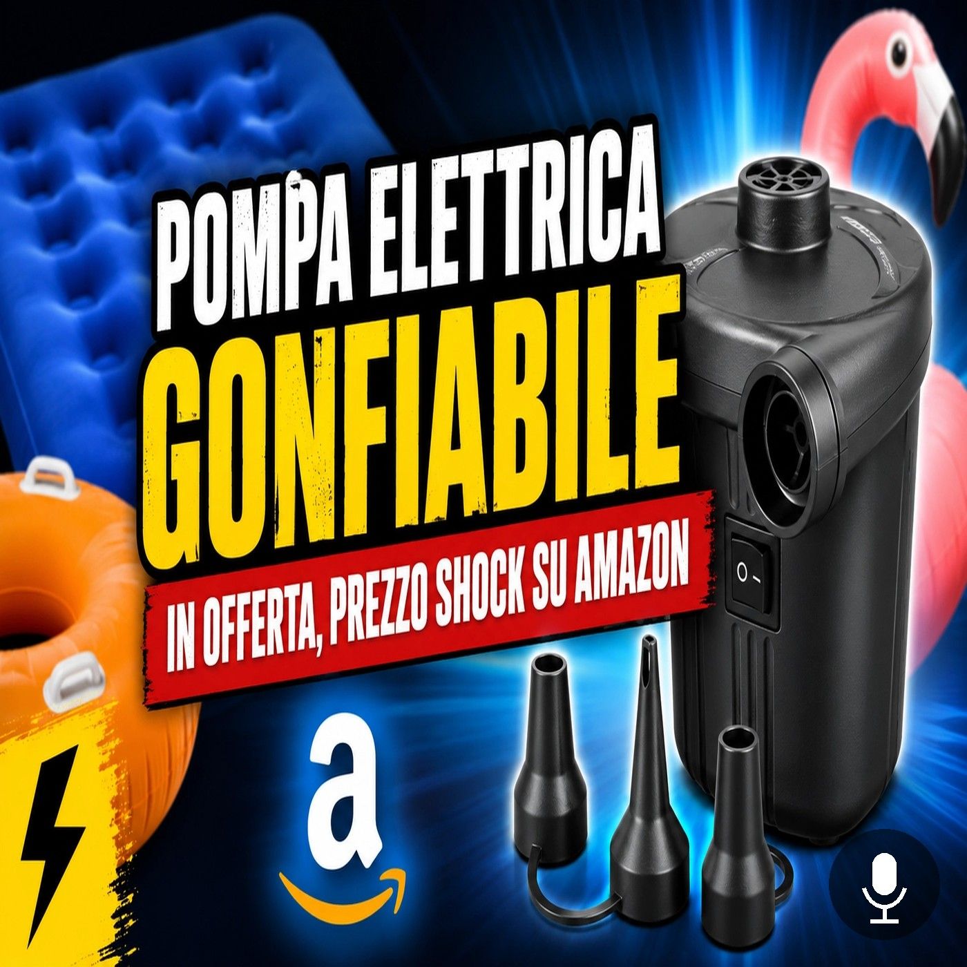 Pompa elettrica gonfiabile in offerta, il prezzo shock su Amazon episode artwork