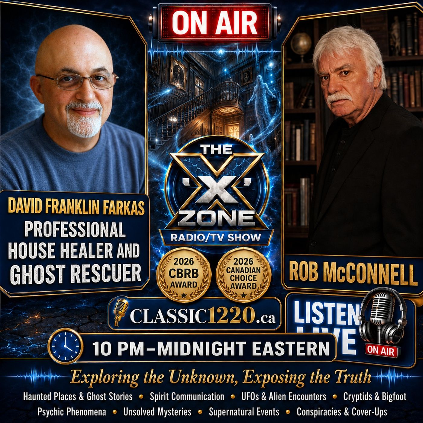 Rob McConnell Interviews - DAVID FRANKLIN FARKAS - Professional House Healer and Ghost Rescuer episode artwork