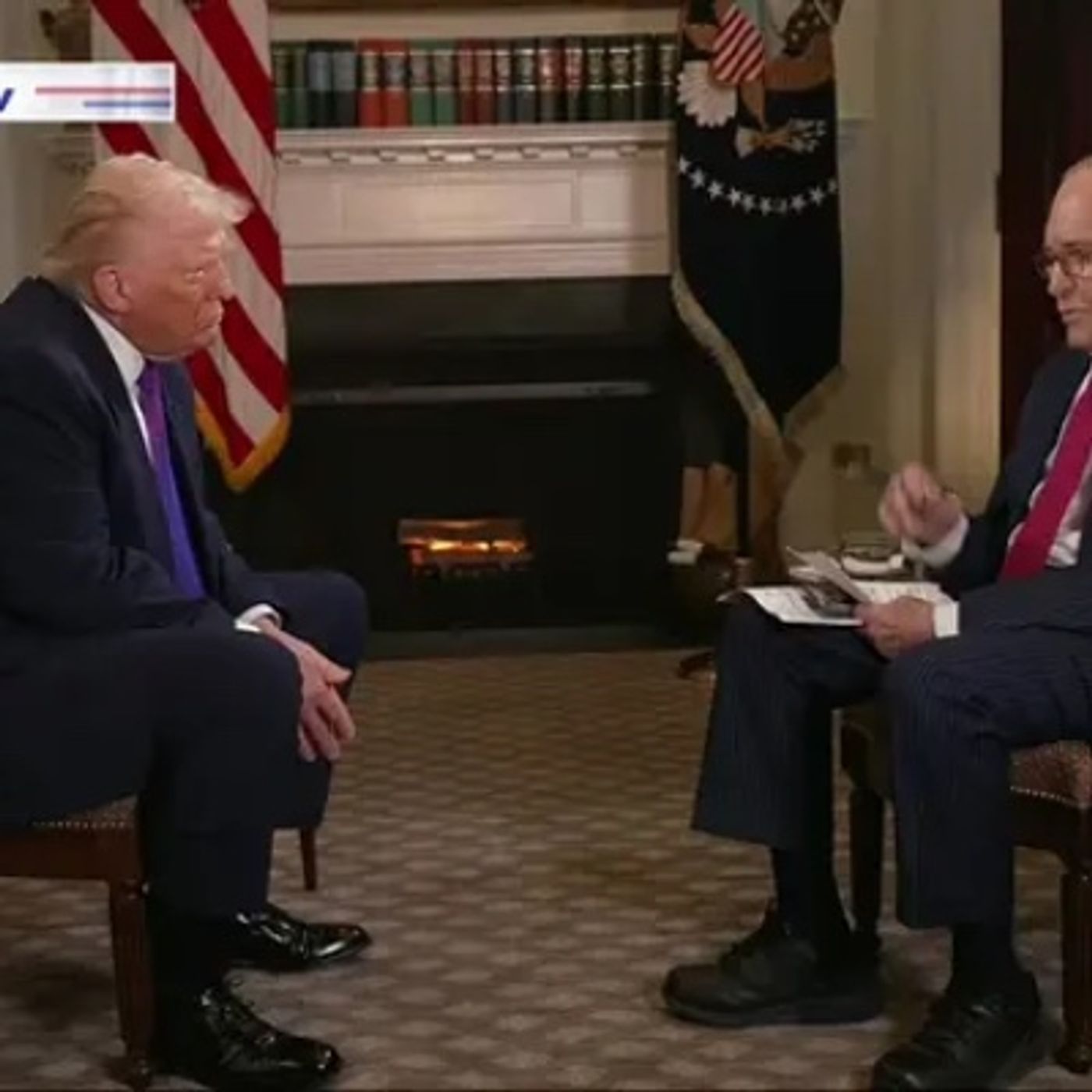 President trump on the high- stakes midterm election later this year episode artwork