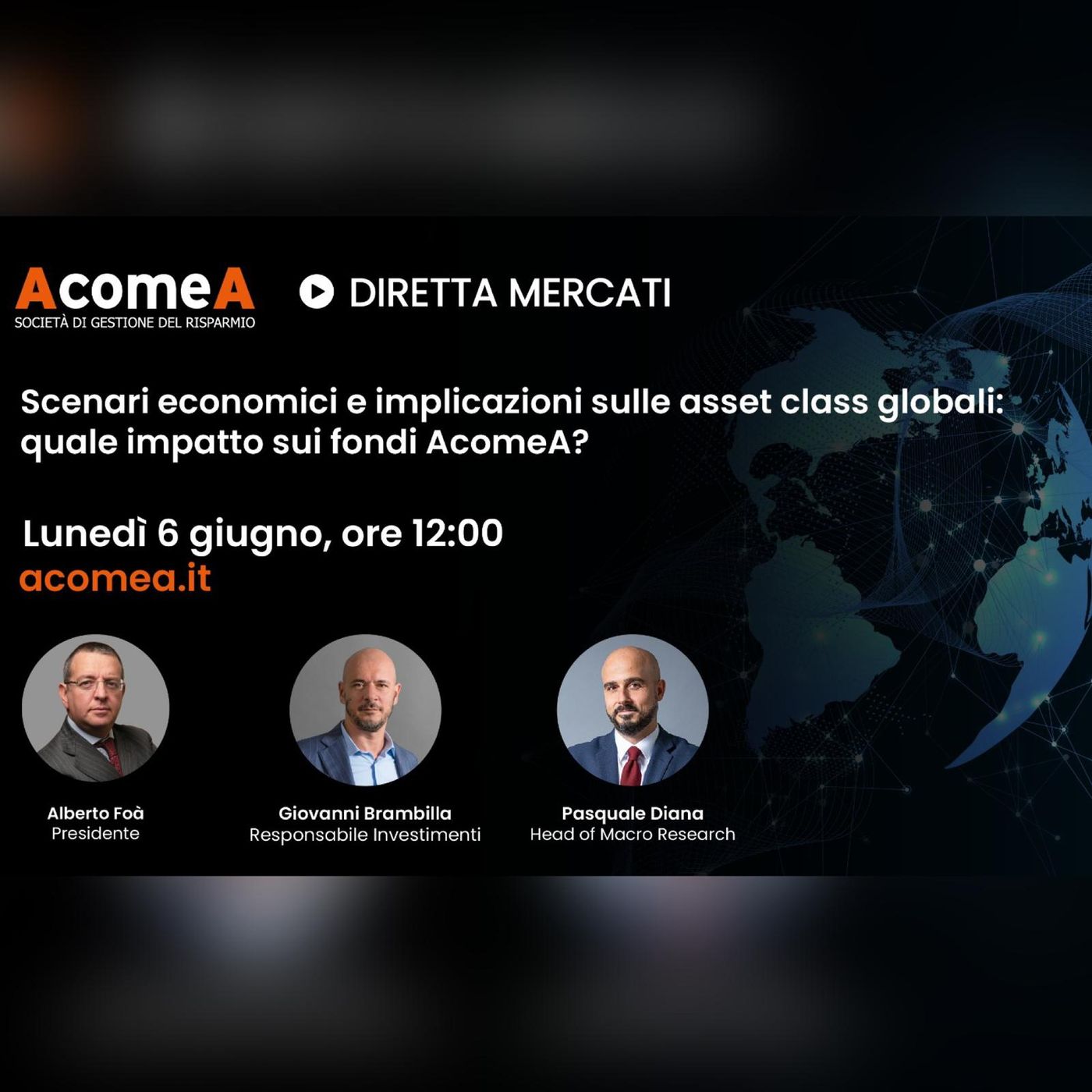 AcomeA SGR - Diretta Mercati