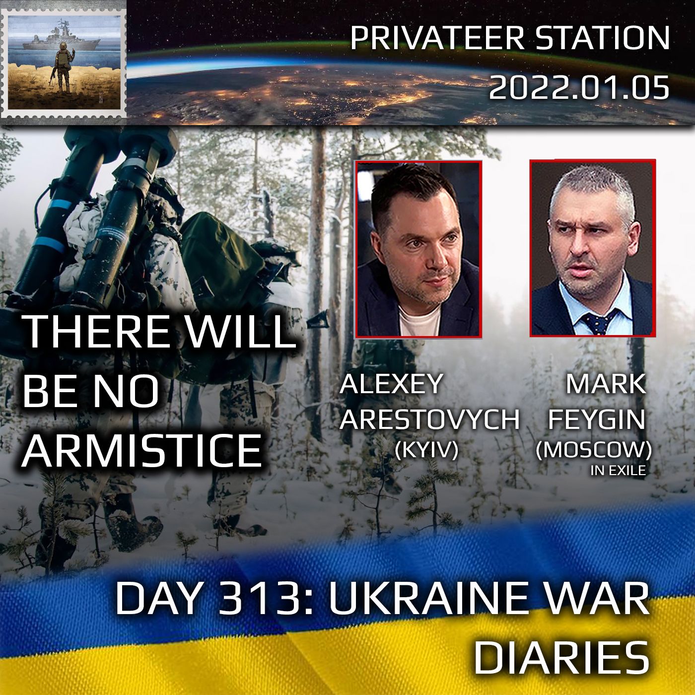 cover of episode War Day 316: Ukraine War Chronicles with Alexey Arestovych & Mark Feygin