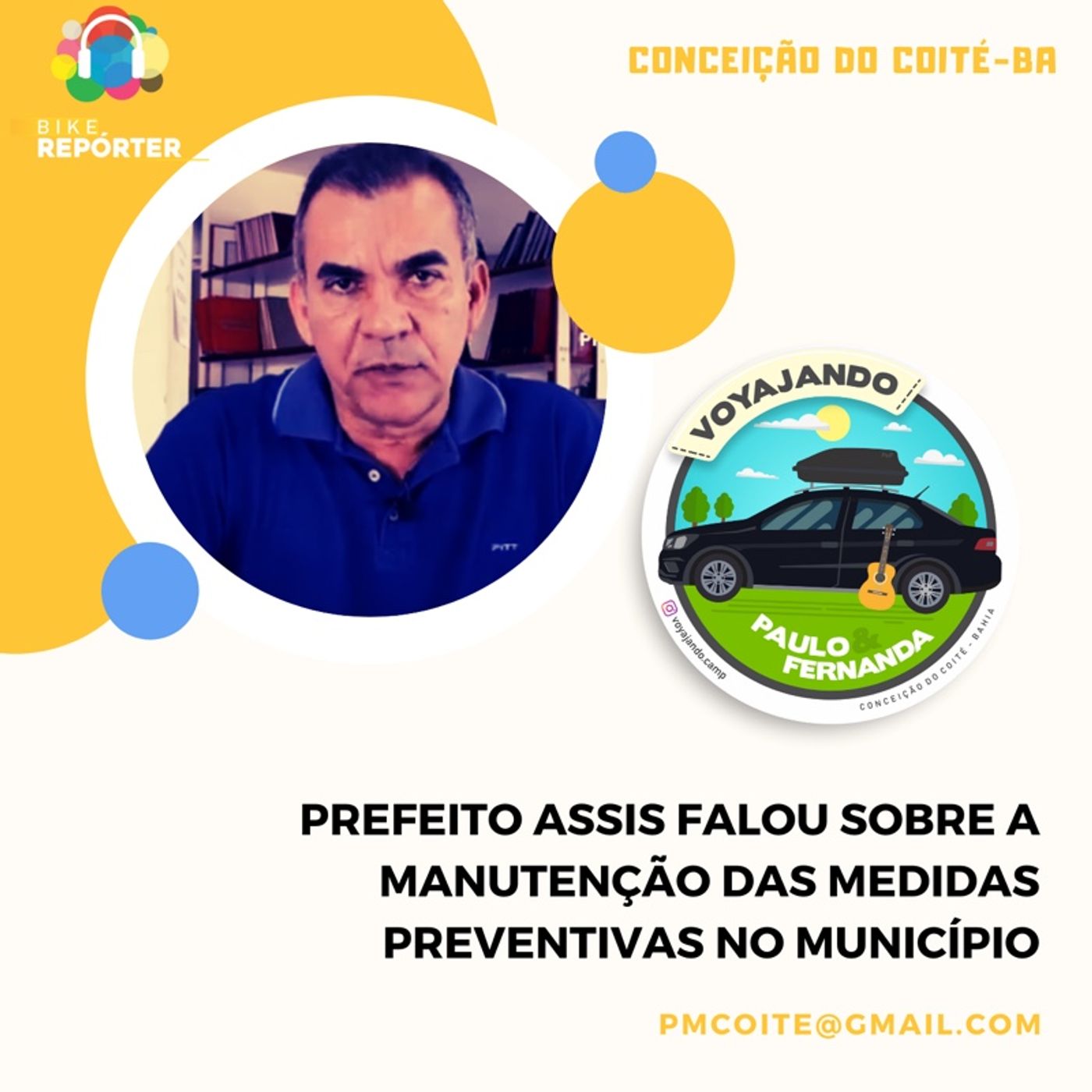 Prefeito de Conceição do Coité-BA faz novo apelo aos moradores do município Prefeito de Conceição do Coité-BA faz novo apelo aos moradores do município
