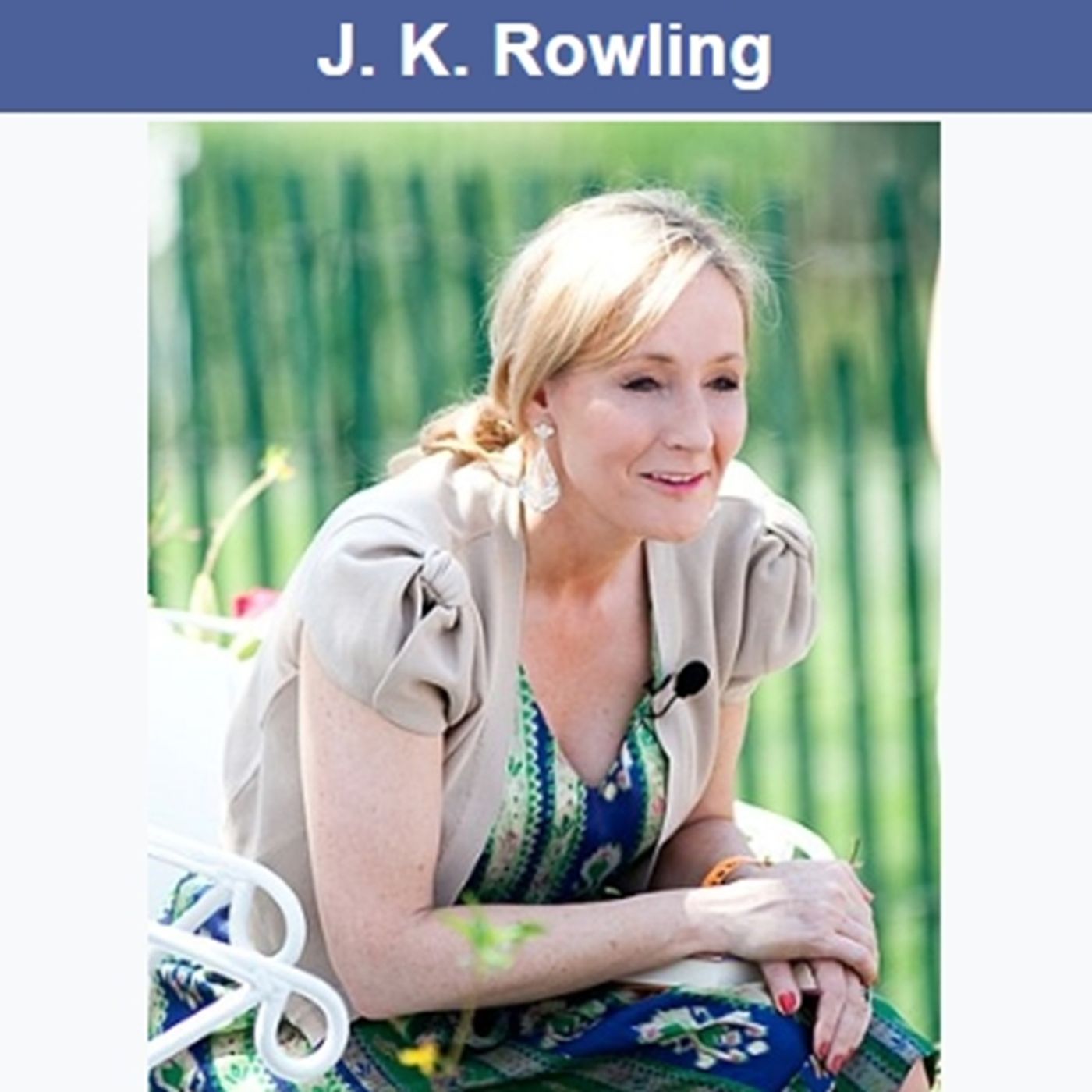 Cápsulas Culturales - Joanne Rowling, escritora/Reino Unido * Autora de Harry Potter. Conduce: Diosma Patricia Davis*Argentina. episode artwork