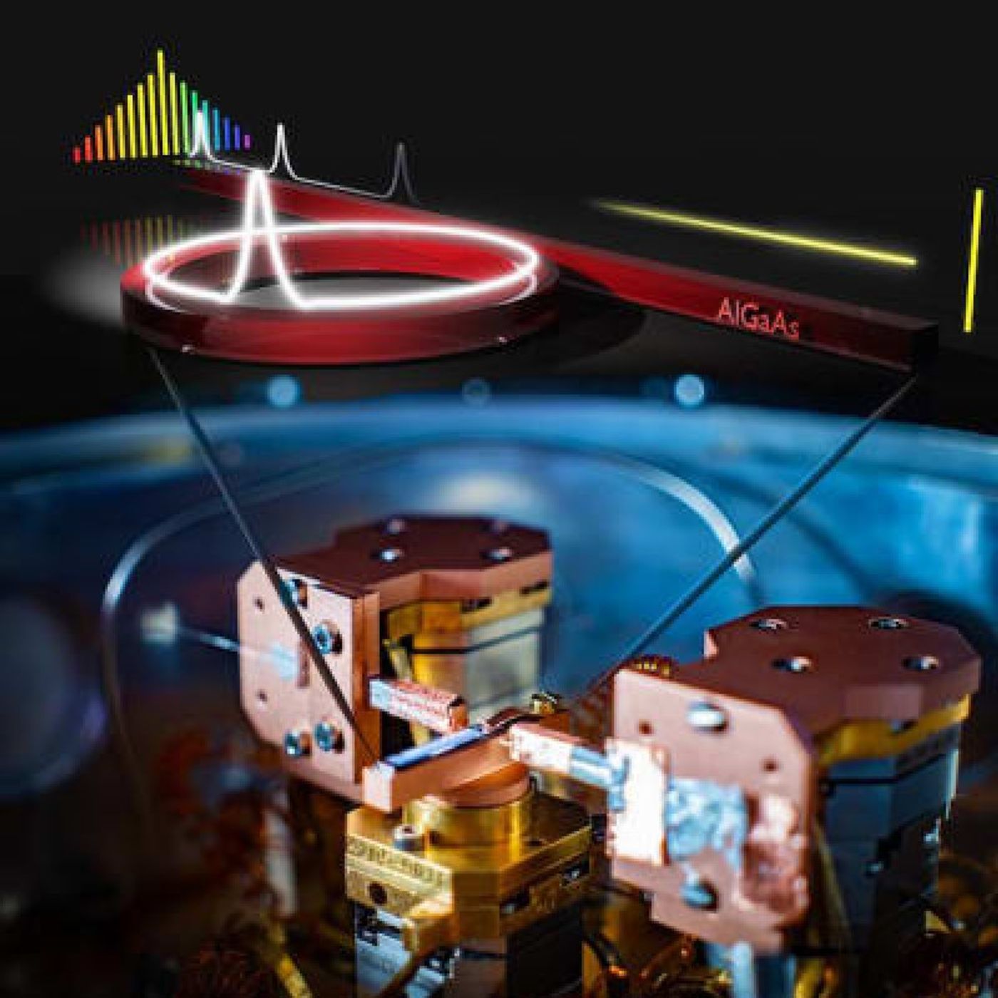 Comb-on-a-Chip Optical Ruler Measures Colors of Light Waves