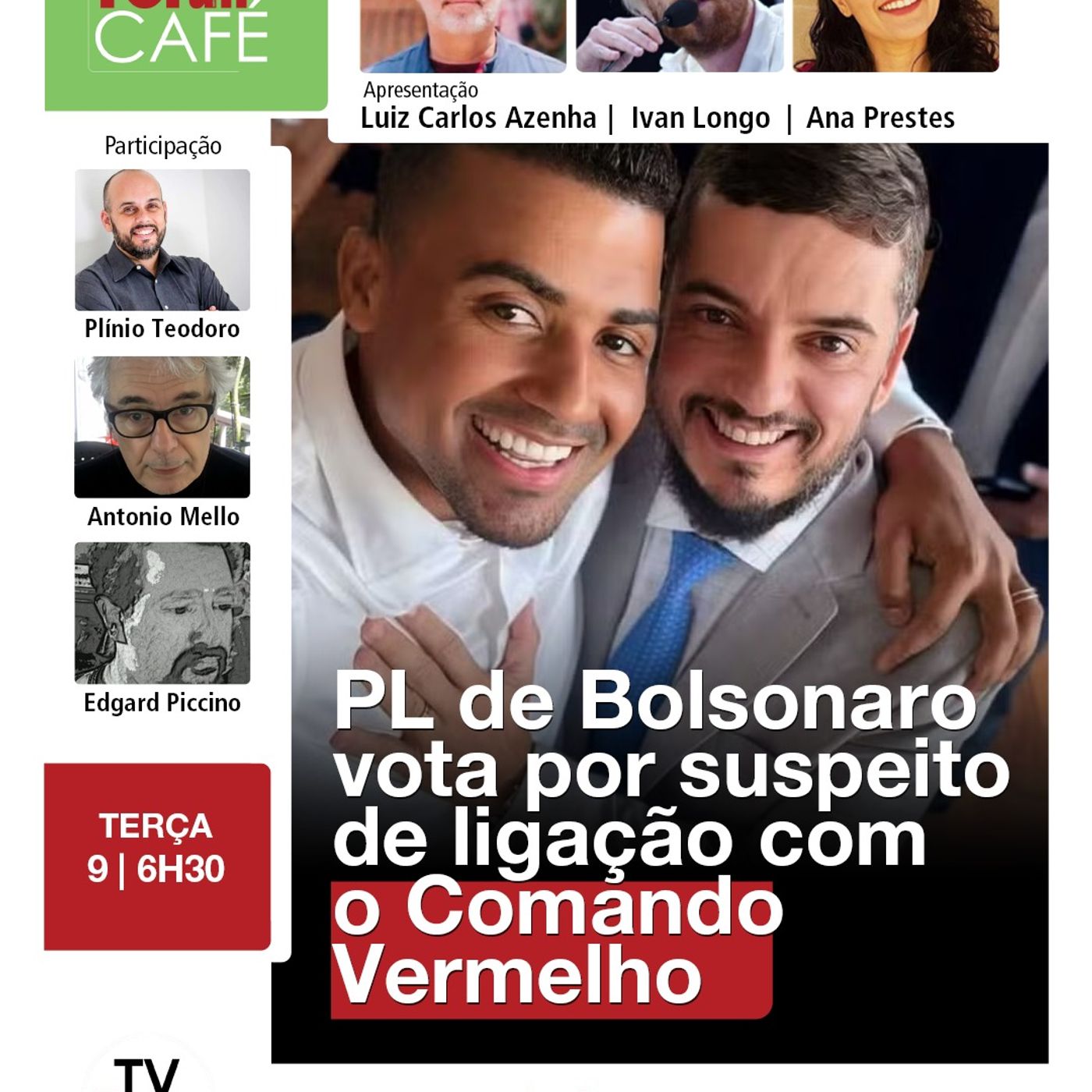 Até Deputada do PT se juntou à bancada do PL para livrar presidente da Alerj | 09.12.25
