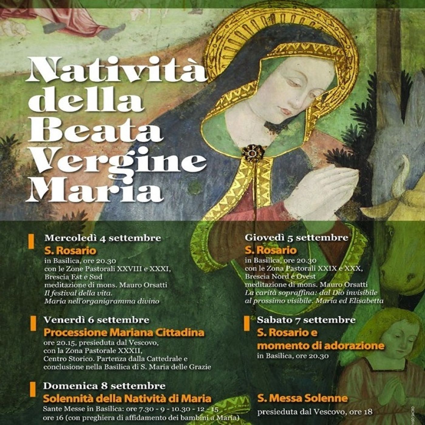 Il Santuario delle Grazie in festa per la Natività della Beata Vergine Maria: intervista a don Claudio Zanardini  -  30 agosto 2024 episode artwork