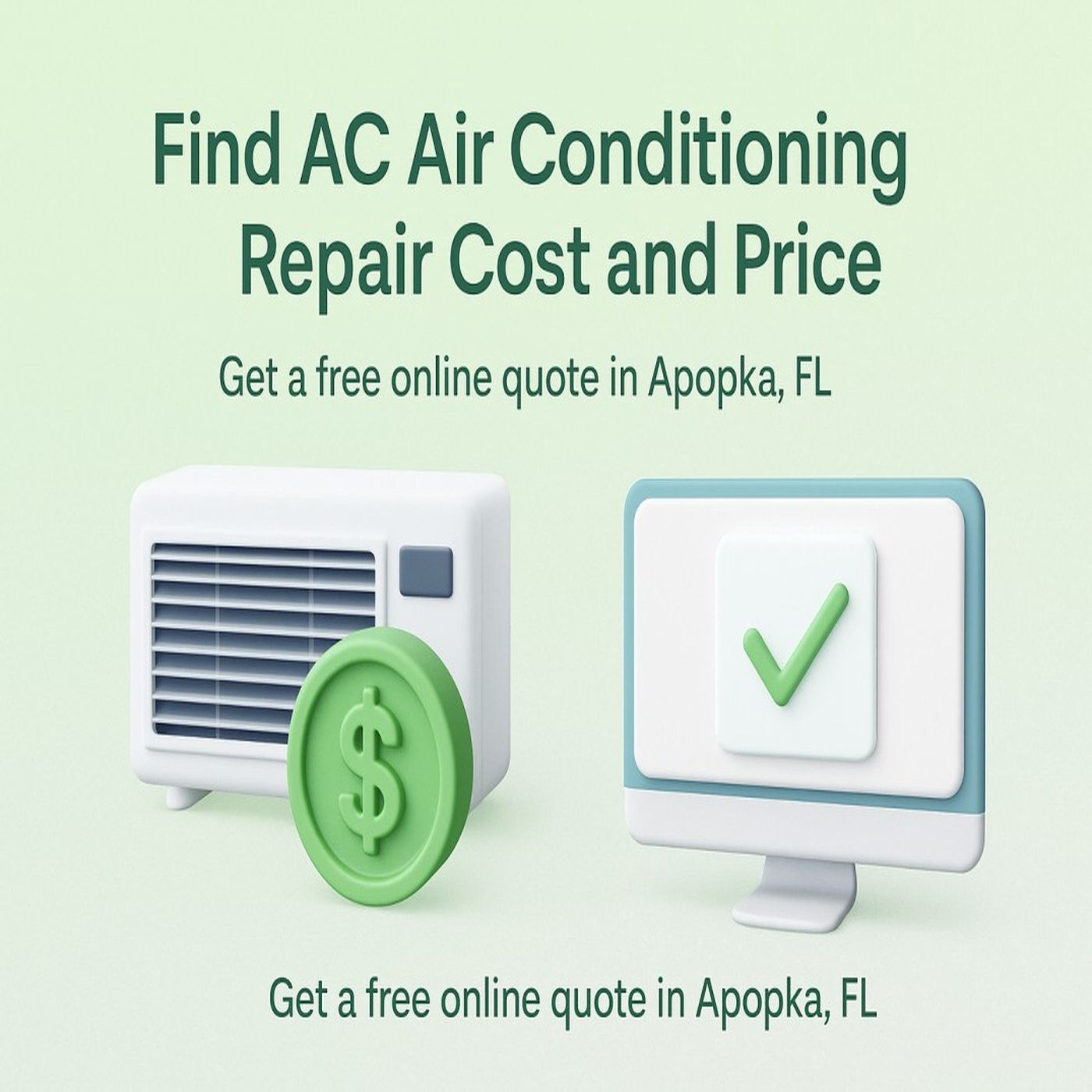 Find AC Air Conditioning Repair Cost and Price with Free Online Quote Apopka FL