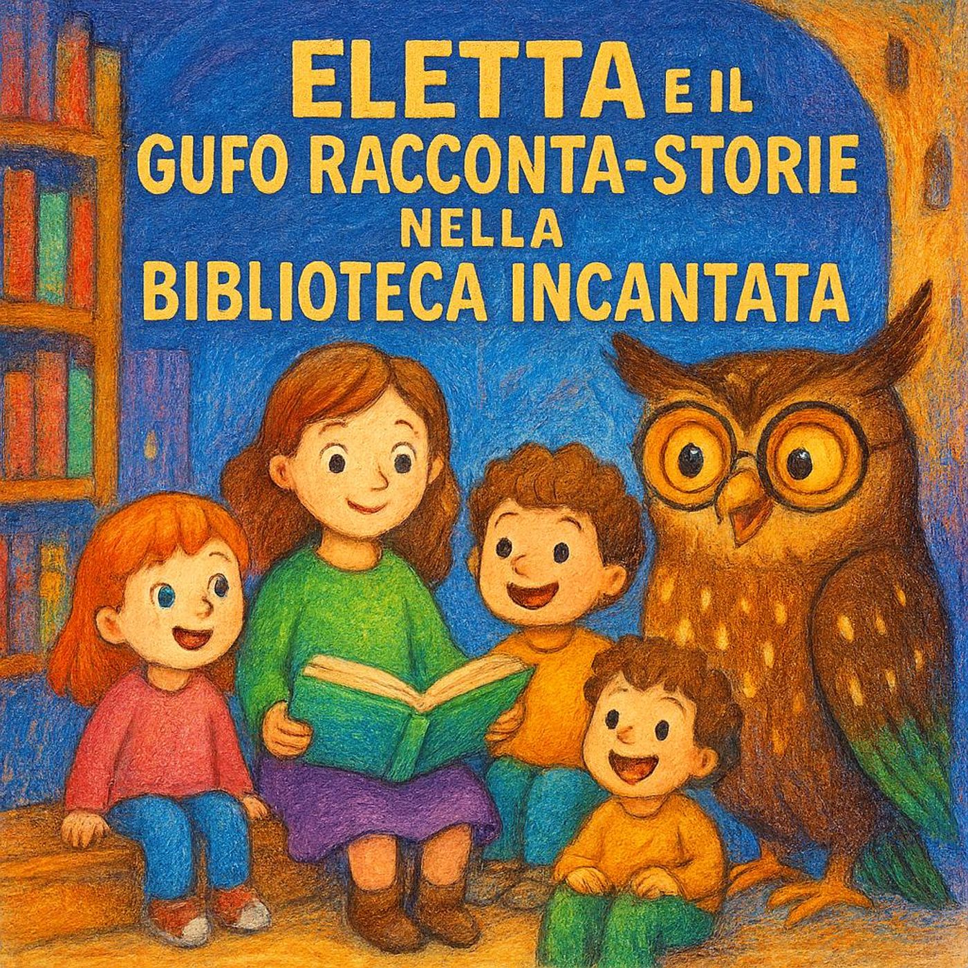 Eletta e il Gufo Racconta-storie nella Biblioteca Incantata