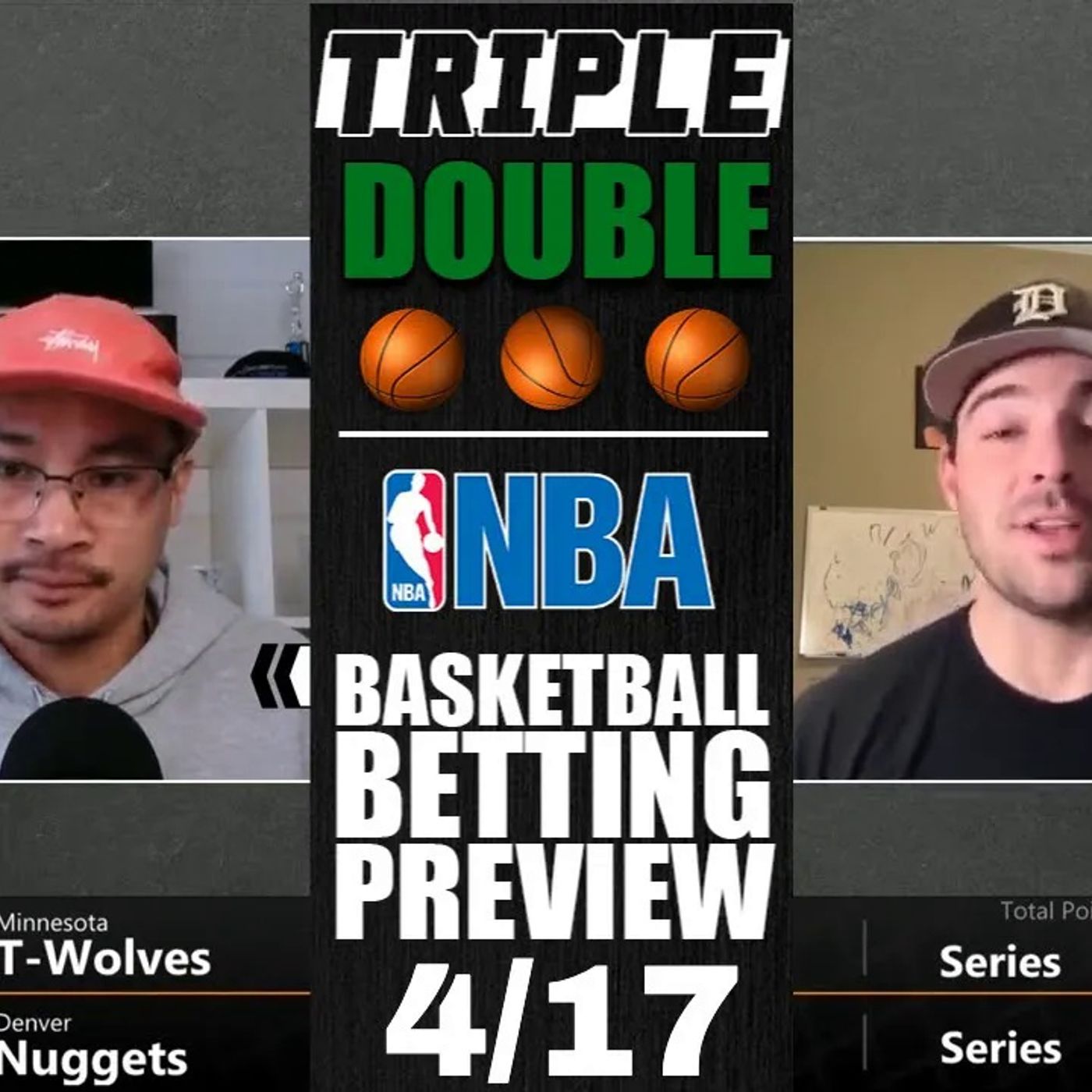 SM Triple-Double | NBA Playoffs Picks & Predictions | Nets vs Sixers | Warriors vs Kings | April 17