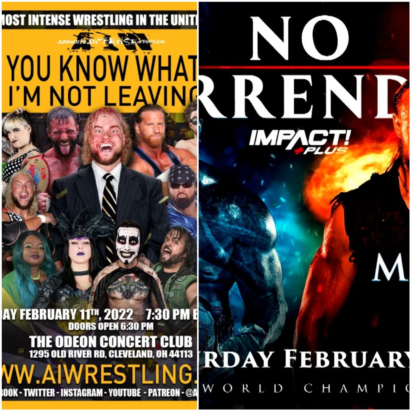TV Party Tonight: Impact - No Surrender/AIW - You know What?! I'm not Leaving
