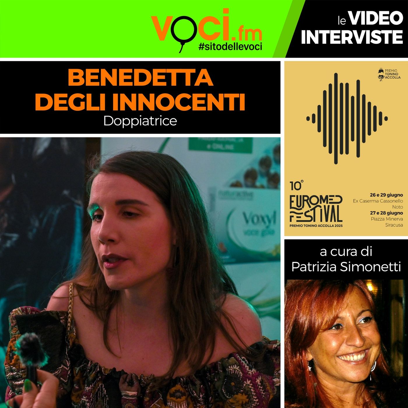 Euromed Festival Accolla 2025: su VOCI.fm Benedetta Degli Innocenti - clicca PLAY e ascolta l'intervista episode artwork