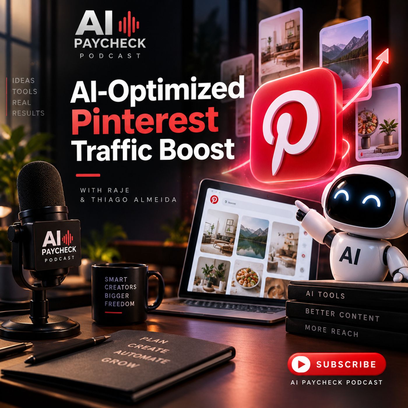 AI‑Optimized Pinterest Traffic Boost episode artwork