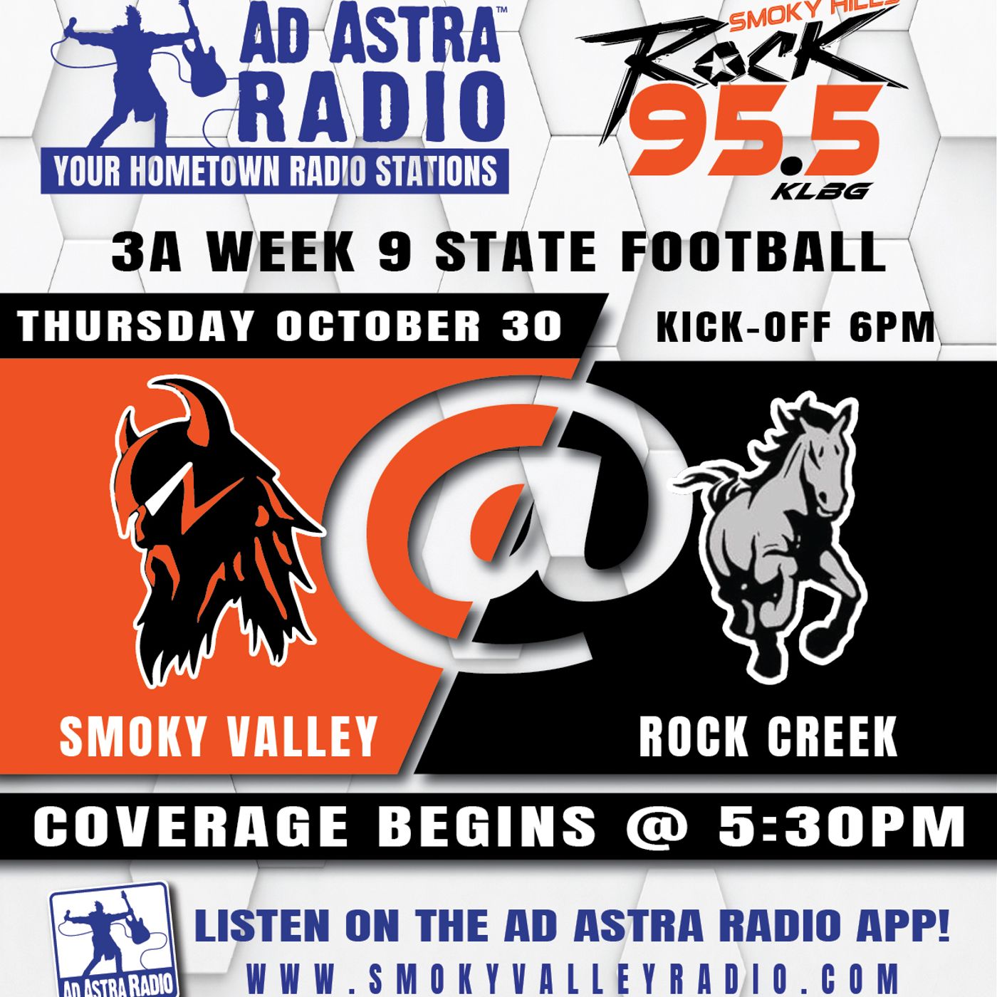 Smoky Valley Vikings at Rock Creek Mustangs Football (October 30, 2025) episode artwork