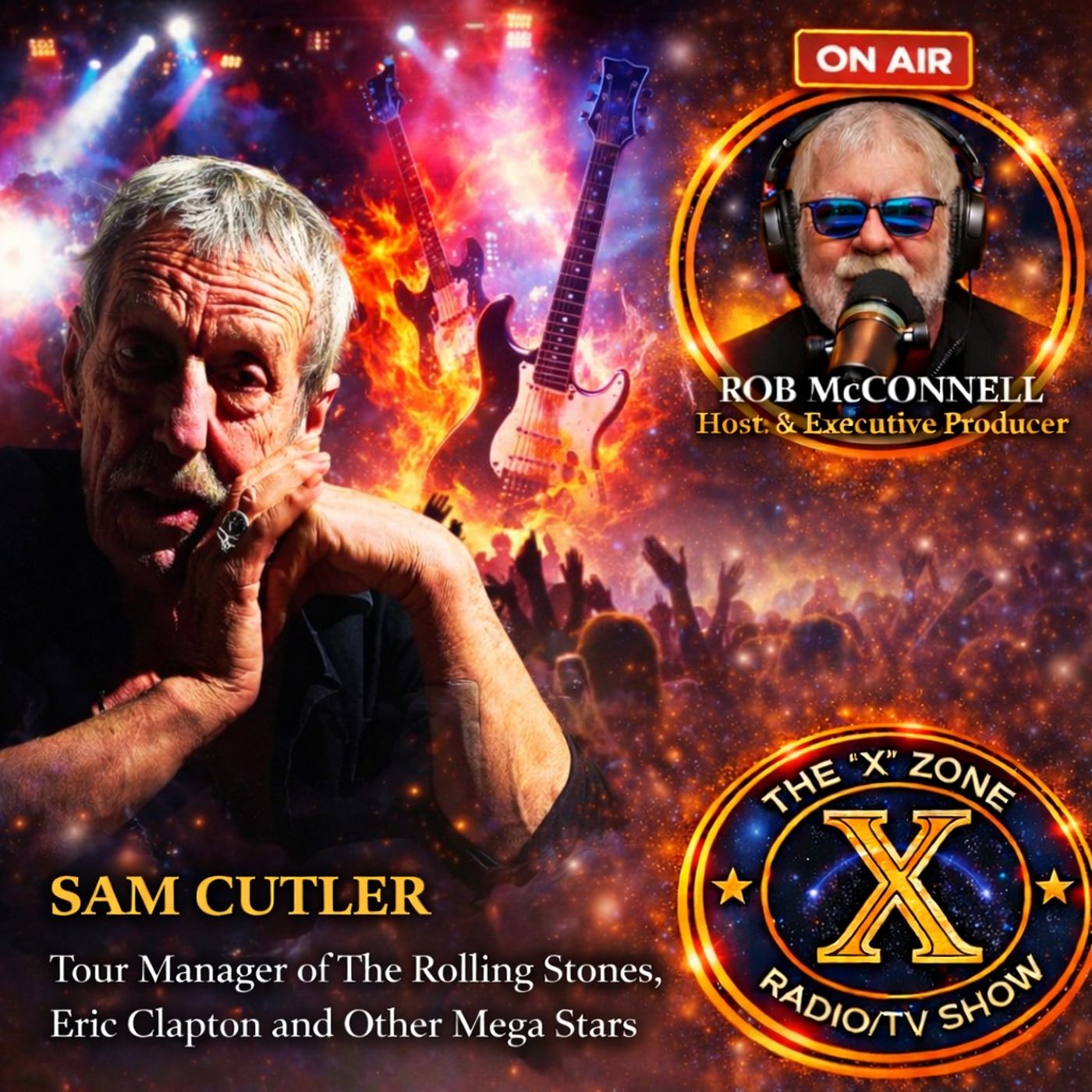 Rob McConnell Interviews - SAM CUTLER - Tour Manager of The Rolling Stones, Eric Clapton and Other Mega Stars