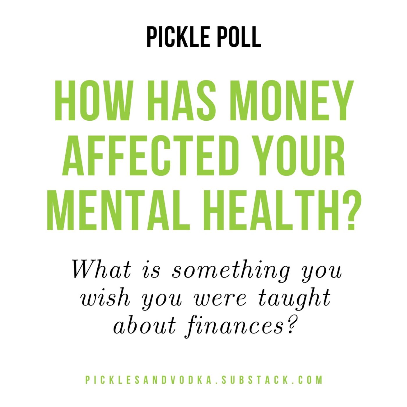 Pickles and Vodka: a Mental Health Podcast