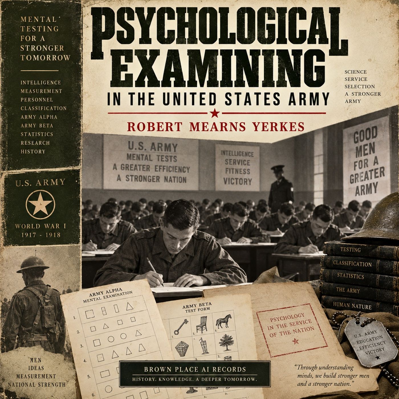 Psychological Examining in the United States Army by Robert Mearns | Military Psychology, Mental Testing & WWI Part 1