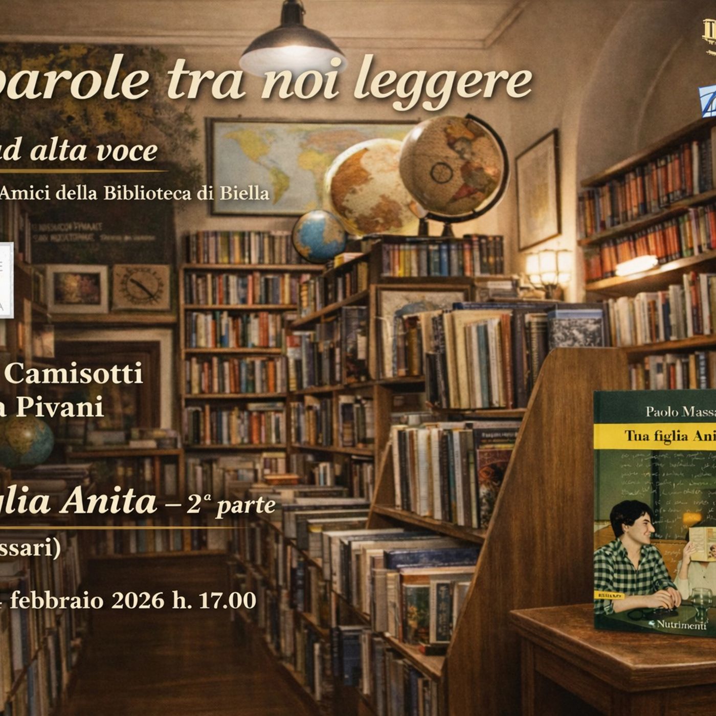Le  parole tra noi leggere i libri ad alta voce - Mi figlia Anita   seconda puntata episode artwork