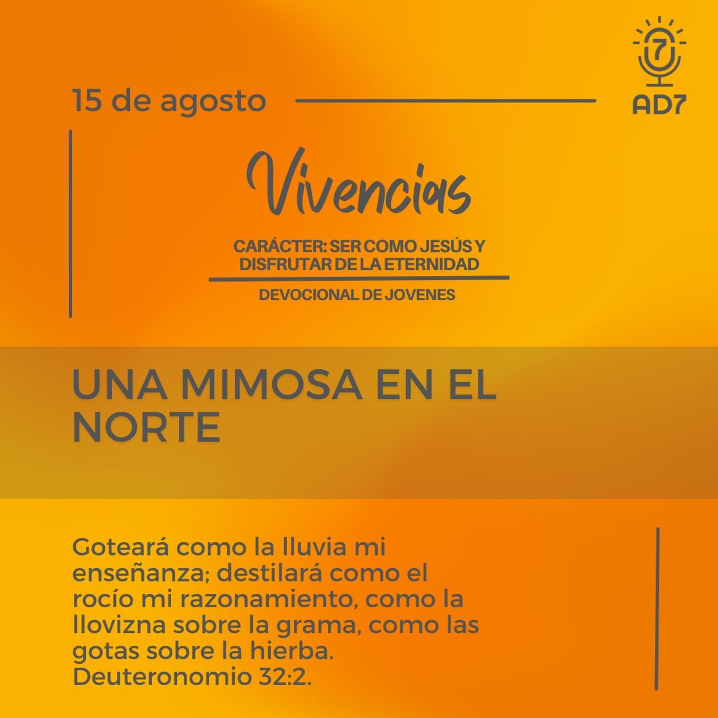 AD7 Devocional - Diferente / Inverso