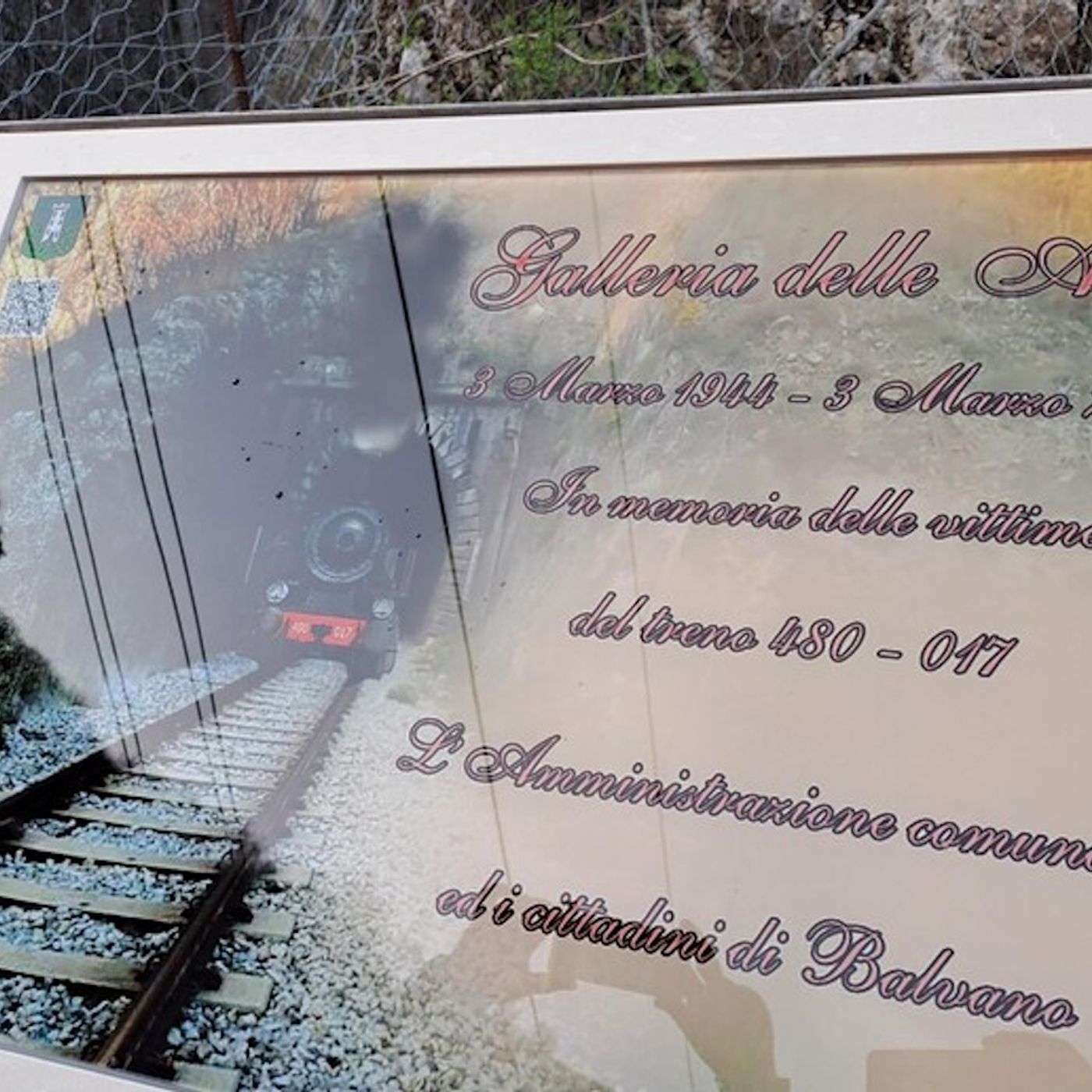 Sciagura treno 8017, ora c'è una targa vicino alla galleria episode artwork