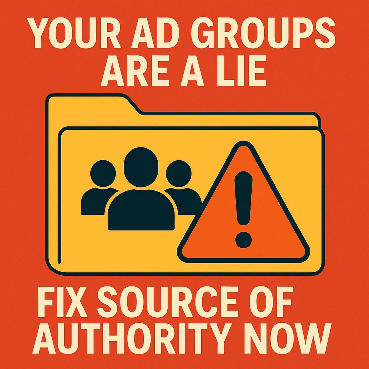 Your AD Groups Are A Lie: Fix Source of Authority NOW