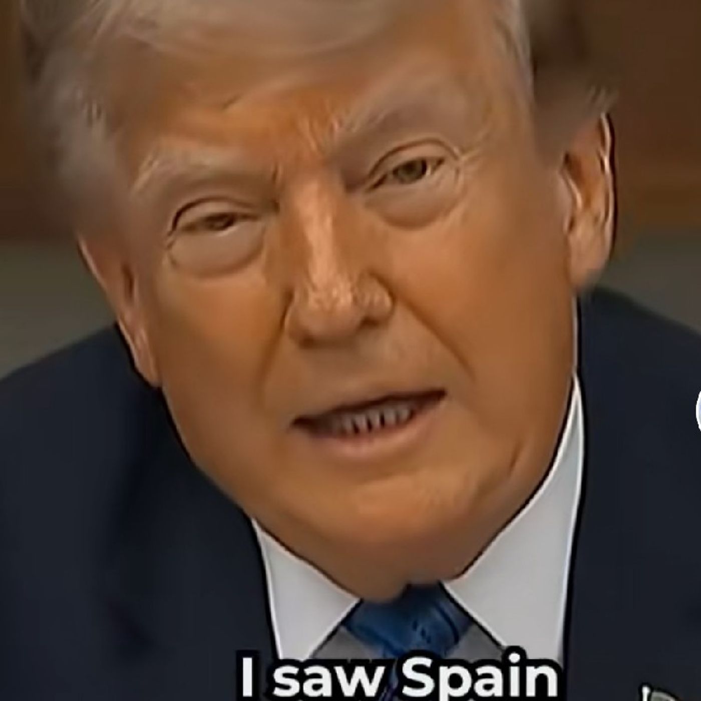 Donald Trump has reacted to the scenes of "hundreds of thousands" of episode artwork