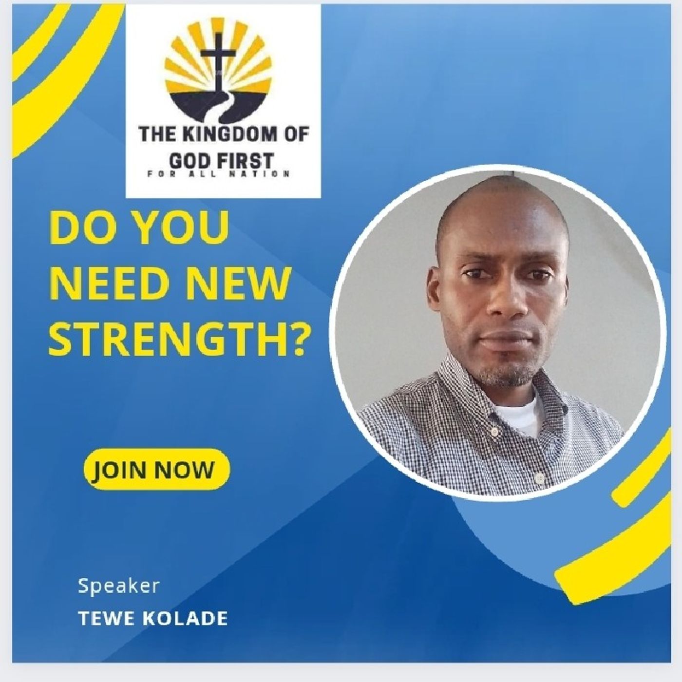 DO YOU NEED NEW STRENGTH?