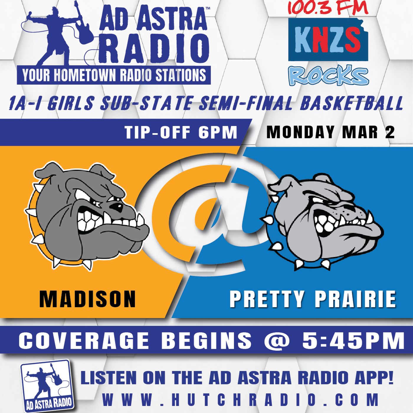 Madison Lady Bulldogs at Pretty Prairie Lady Bulldogs High School Basketball (1A-I Girls Substate Semifinal-March 2, 2026) episode artwork